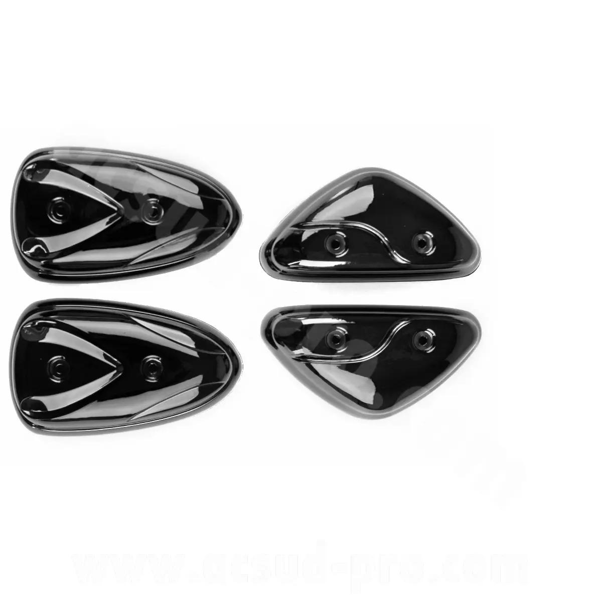 Jeu 4 protections carrosserie adaptées MBK Stunt / Yamaha Slider noir