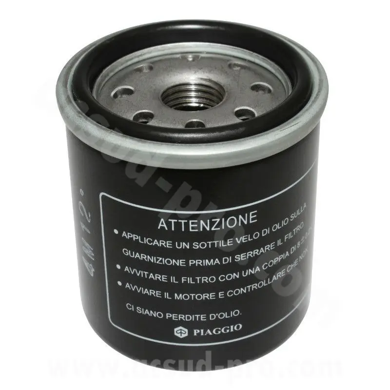 Olejový filtr maxiscooter originál adaptér pro Piaggio 125-250-300 X7/X8/X-Evo/X9/X10/Beverly/MP3/Fly/Vespa GTS/Vespa LX/Vespa Primavera/Aprilia Atlantic/SR Max/Gilera Nexus/Runner (motor Leader) - OEM 1A022356