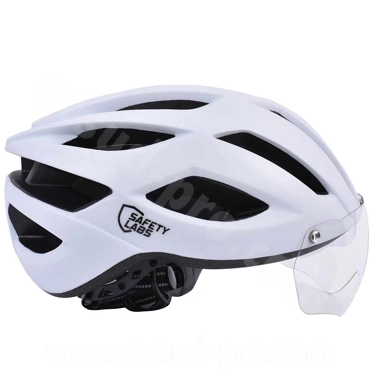 Fietshelm voor volwassenen Safety Labs In-Mold Expedo wit 57-61 cm