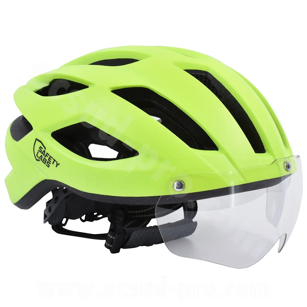 Safety Labs In-Mold Expedo 성인용 자전거 헬멧 플루오 옐로우 T.L 57-61 cm