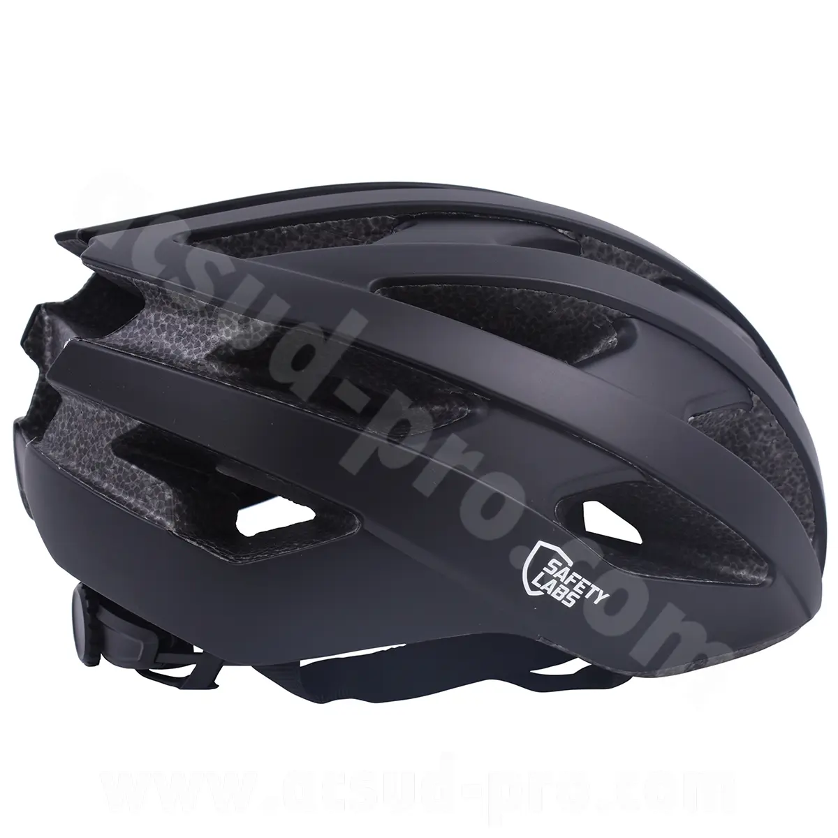 Fahrradhelm Erwachsene Safety Labs In-Mold Eros schwarz T.M (54-58 cm)