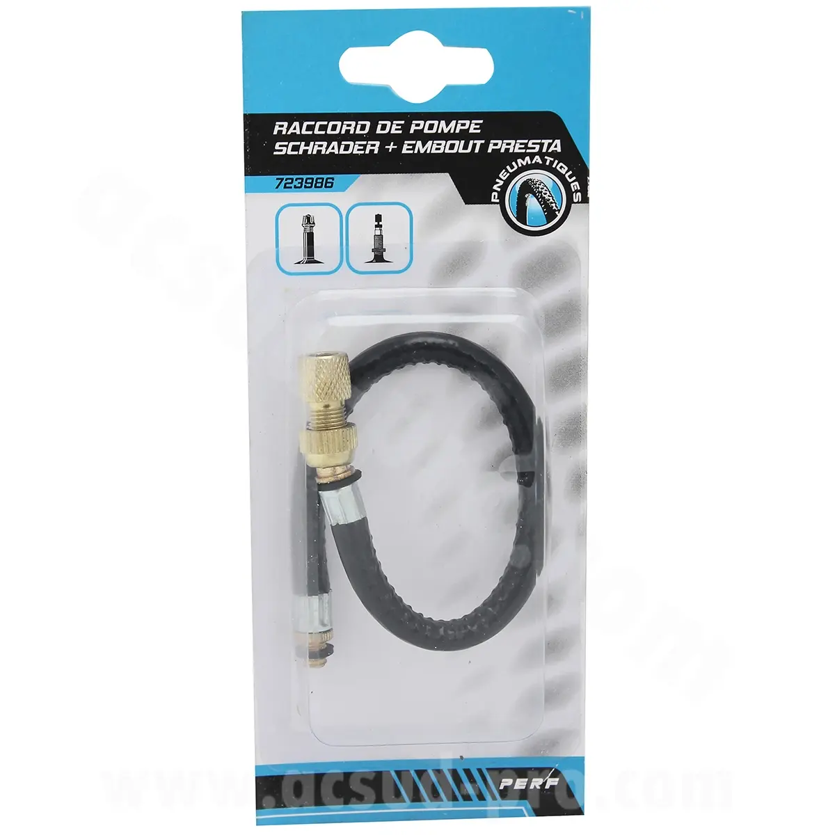 Pumpenadapter Schrader + Presta-Aufsatz