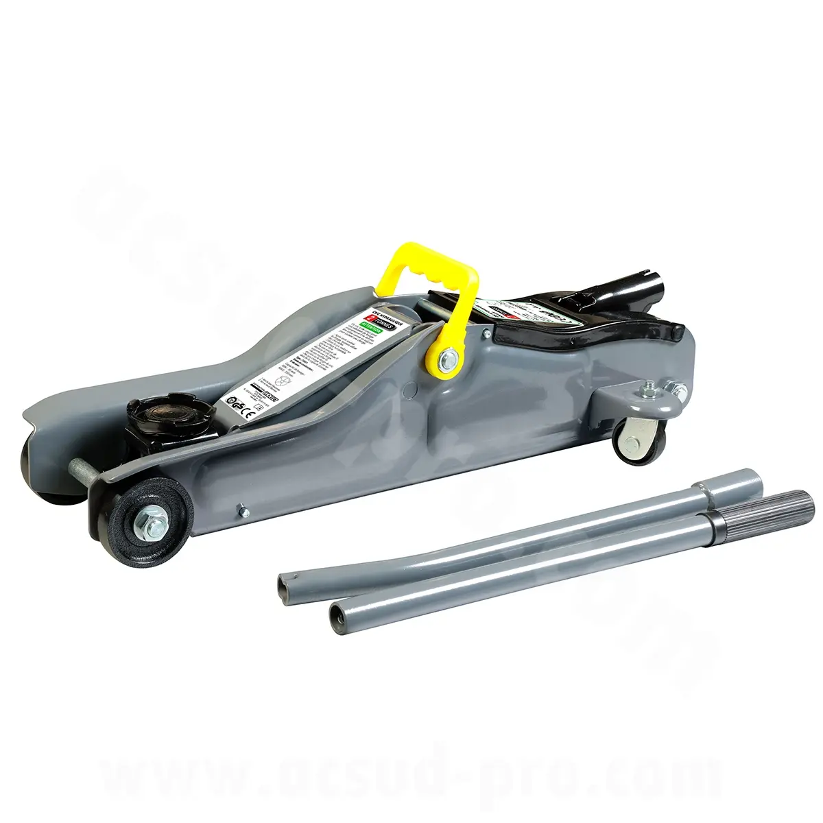 Cric rouleur hydraulique bas 2 tonnes