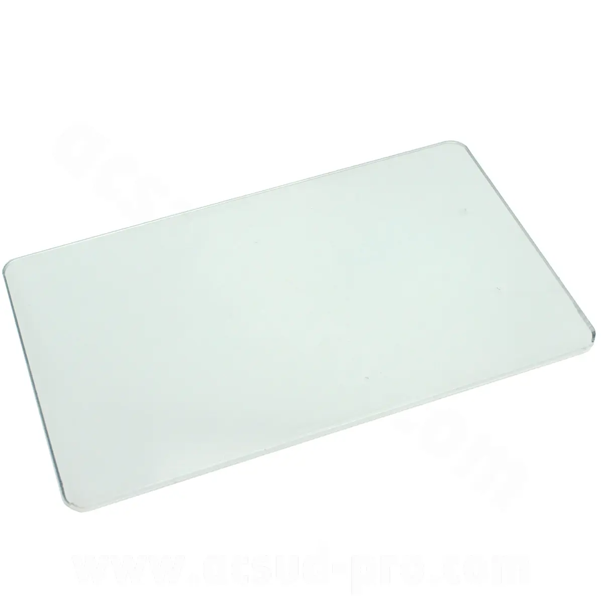 Plaque immatriculation moto plexiglass 210x130 pour bande film réfléchissant