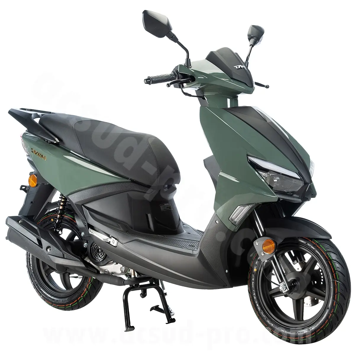 Scooter TNT Motor Dixon Kaki 12" 4-Takt 50 cc Einspritzung Euro 5/+ V2