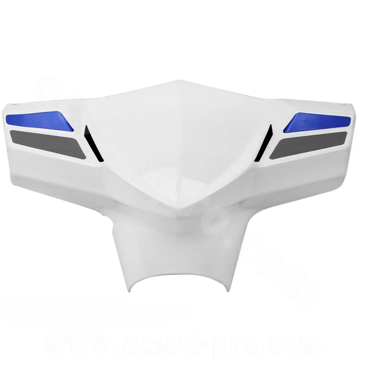 Couvre-guidon blanc Boston 10 et 12 pouces TNT Motor
