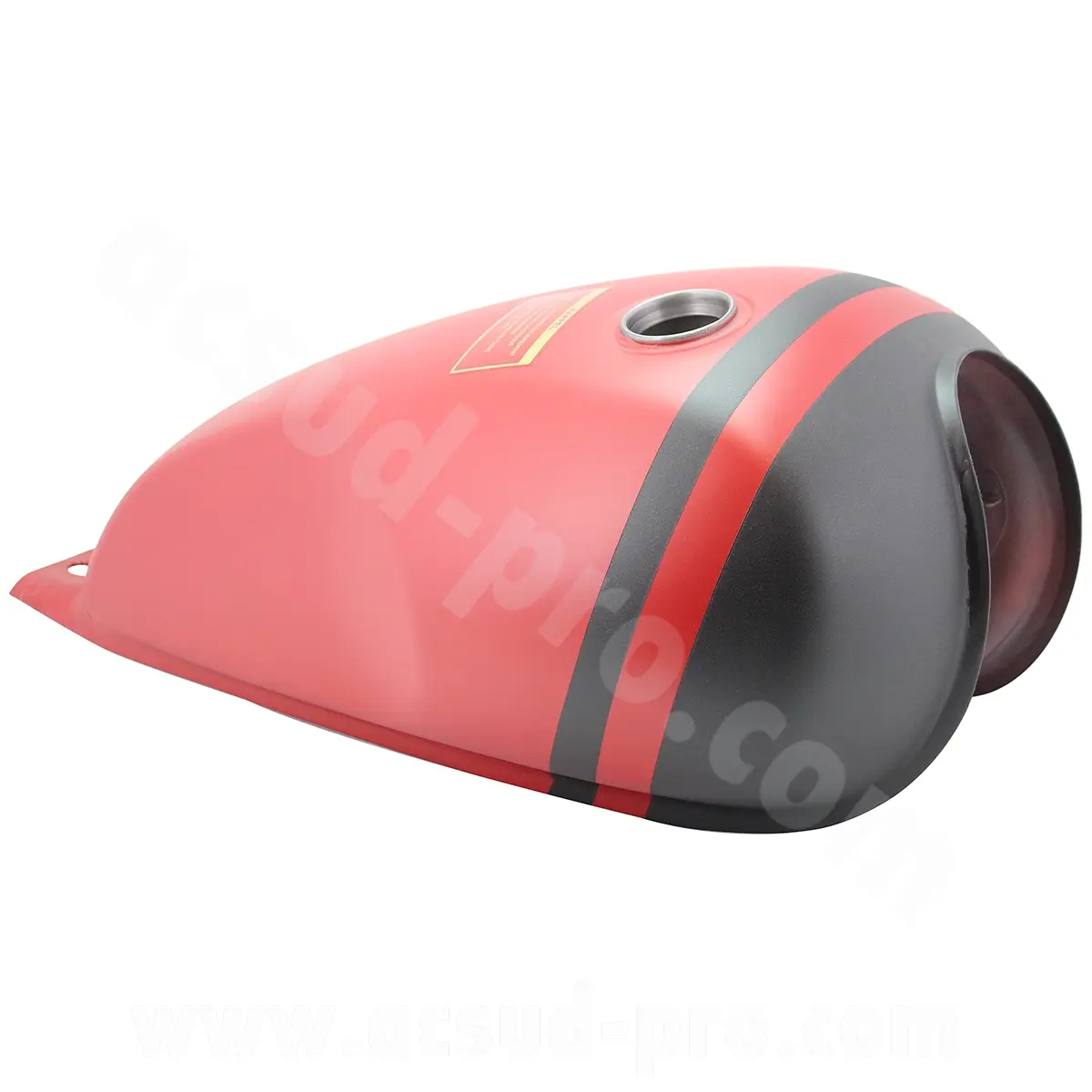 검정/빨강 색상 아카이브 스크램블러 50 cc E4 가스탱크