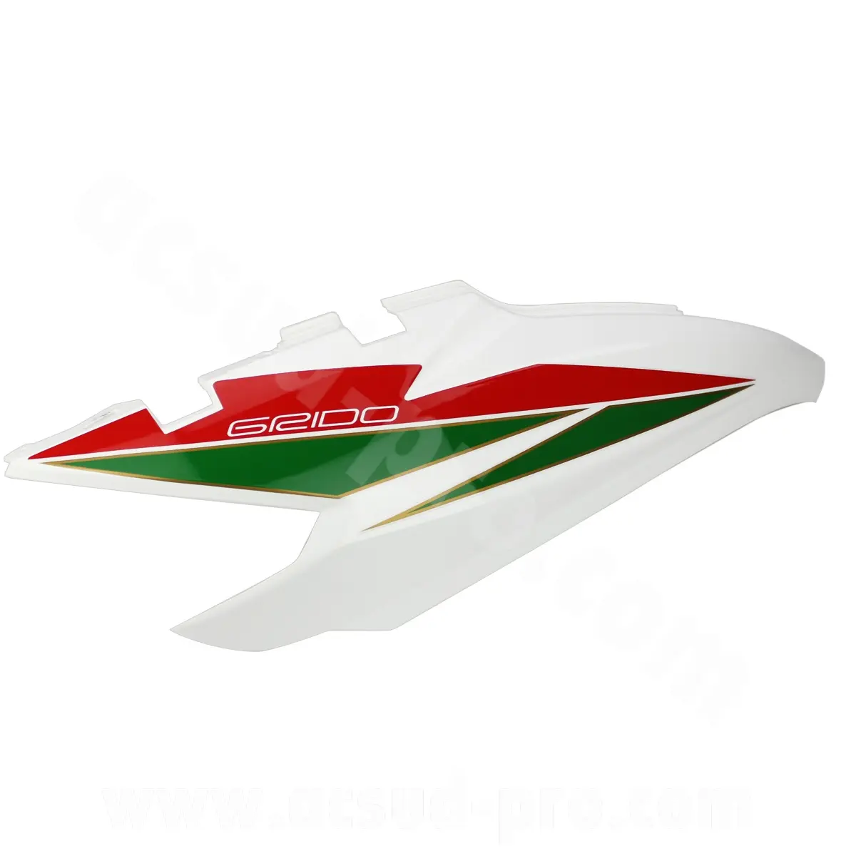 Carénage arrière droit TNT Motor vert/rouge Grido