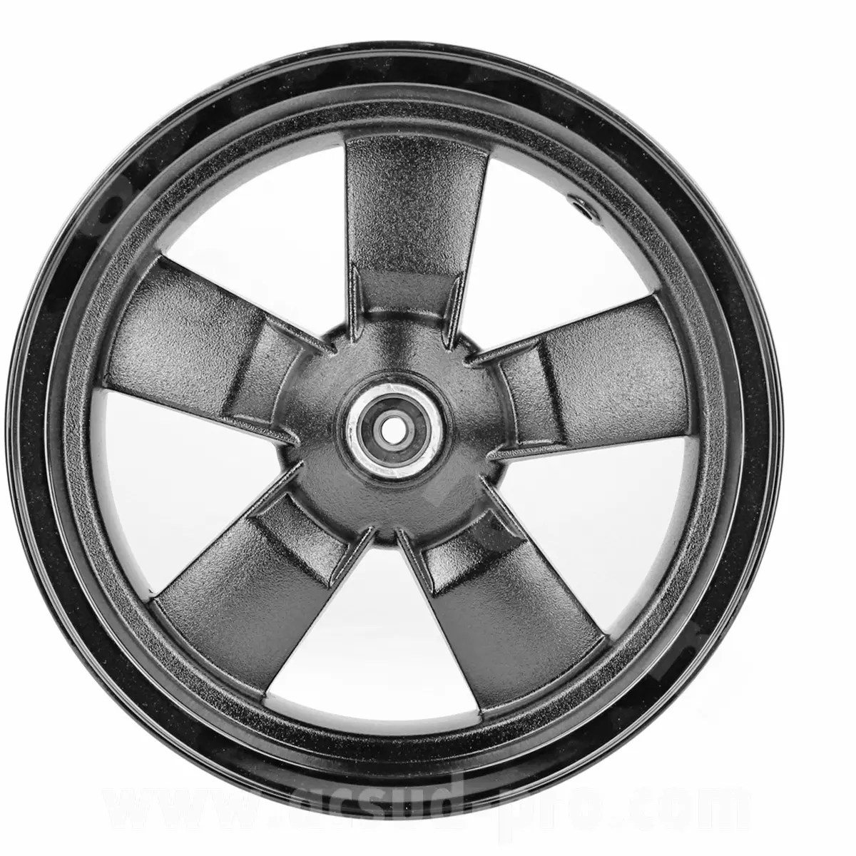 Komplette Vorderradfelge 12P schwarz TNT Motor
