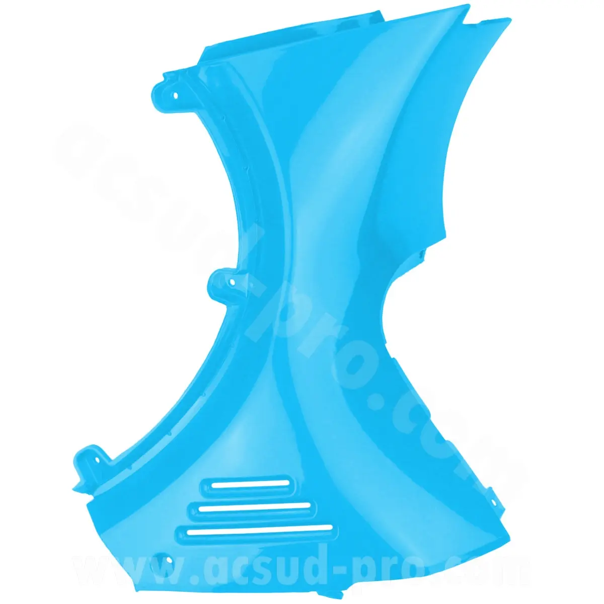 Cache central droit bleu TNT Motor