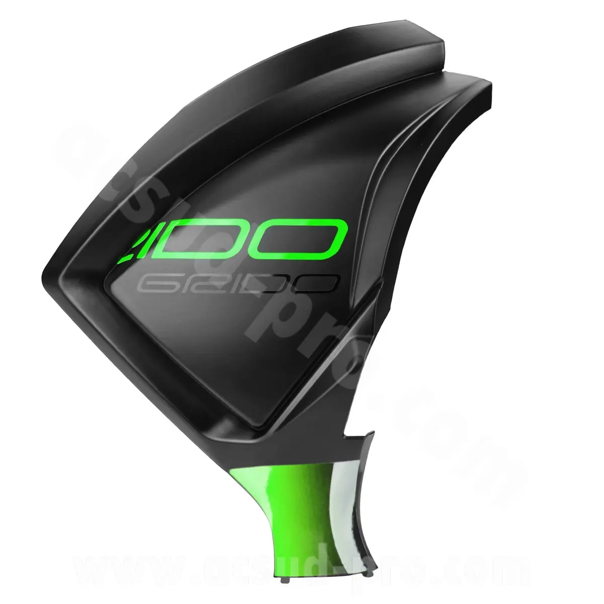 TNT Motor Grido 무광 블랙 & 그린 오른쪽 사이드 커버