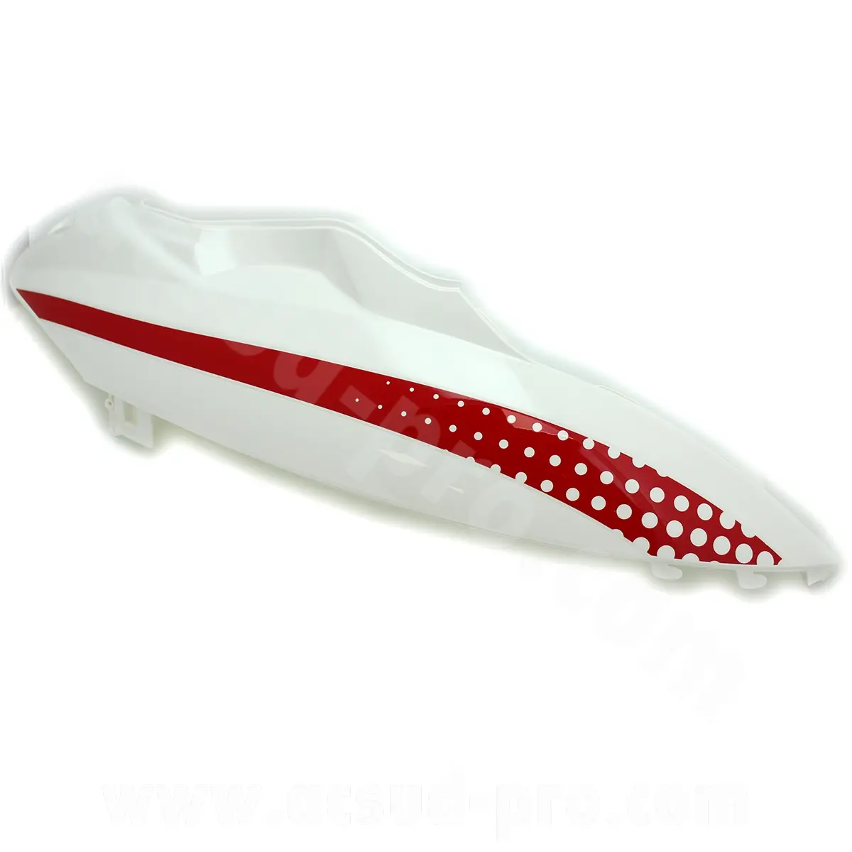 Carénage arrière droit blanc rouge Lazio Reno E4 2020
