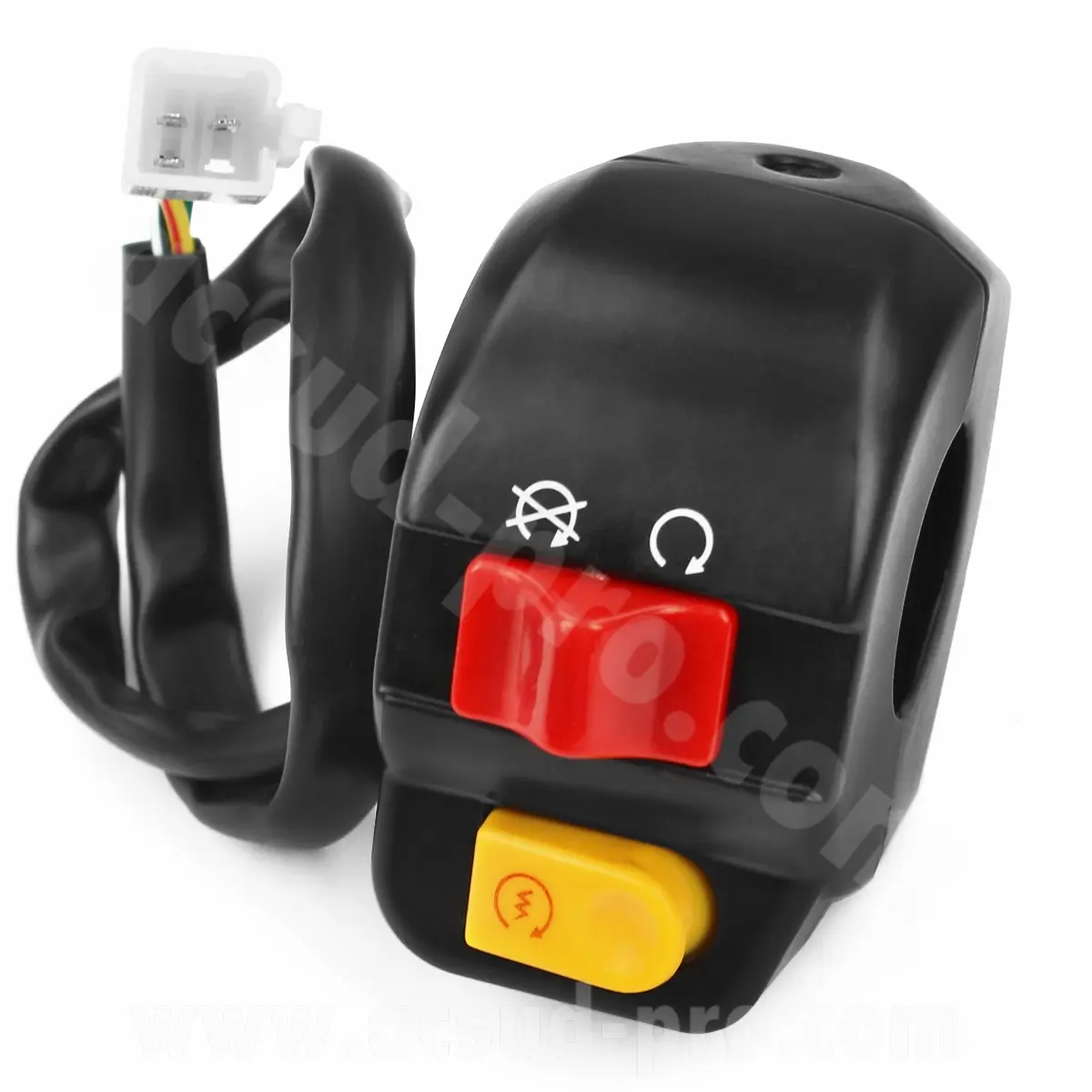 Rechter volledig handvat Roma 3 10 en 12 inch motor 2T en 4T Euro 3 met automatische lichtschakeling