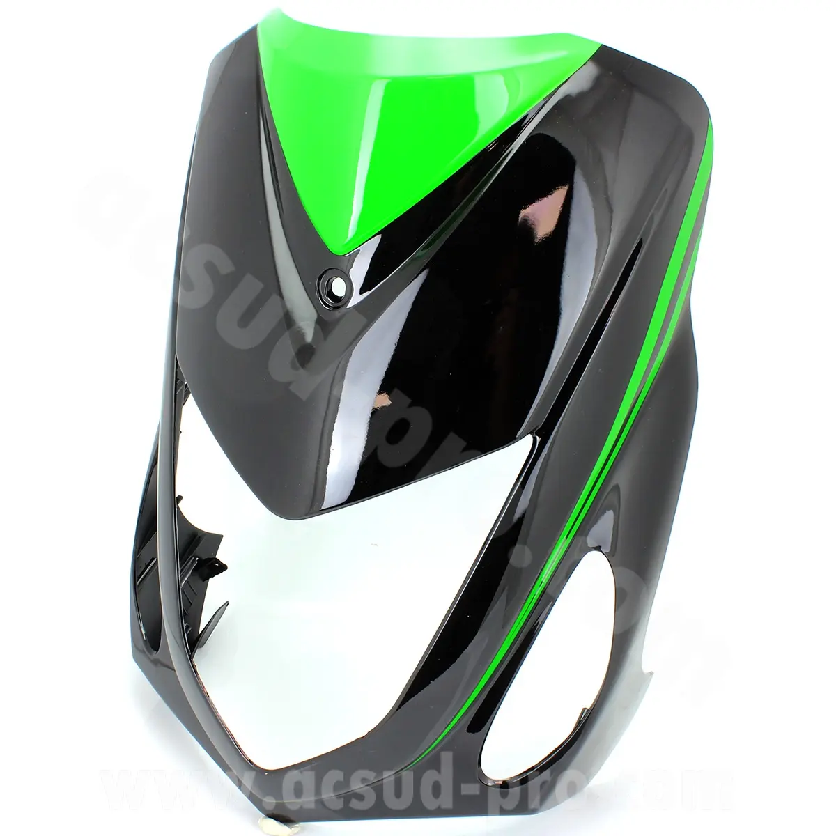 Casque TNT Motor Roma noir/vert E5
