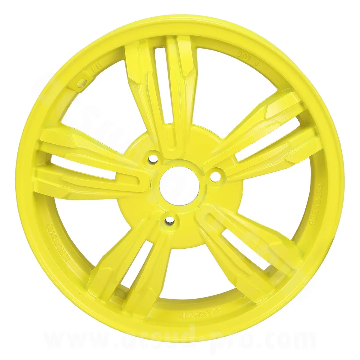 Jante arrière jaune Toxic Streetmax 13" 50 cc TNT Motor