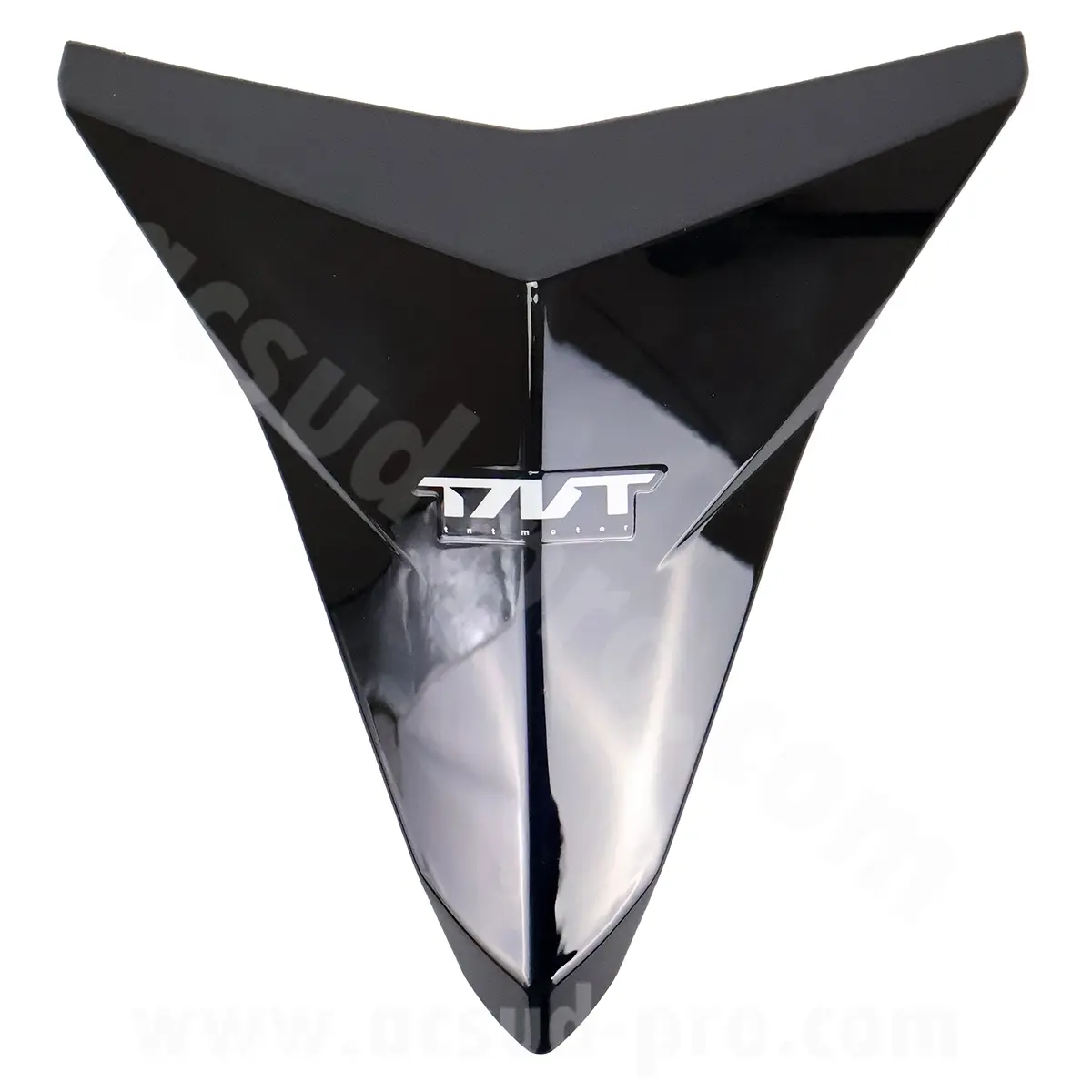 Capa superior dianteira preta TNT Motor logo cinza