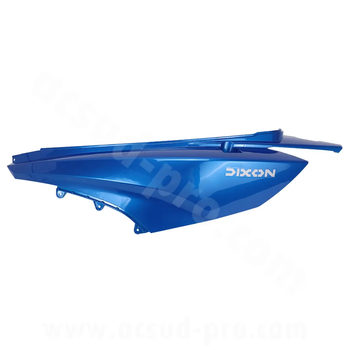 Cache latéral arrière gauche bleu TNT Motor Dixon