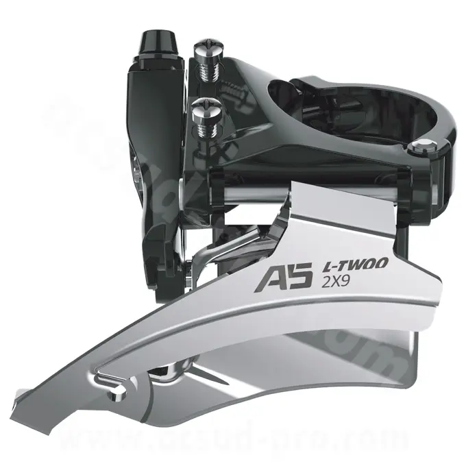 Dérailleur avant VTT L-Twoo A5 double plateaux 9V à collier bas