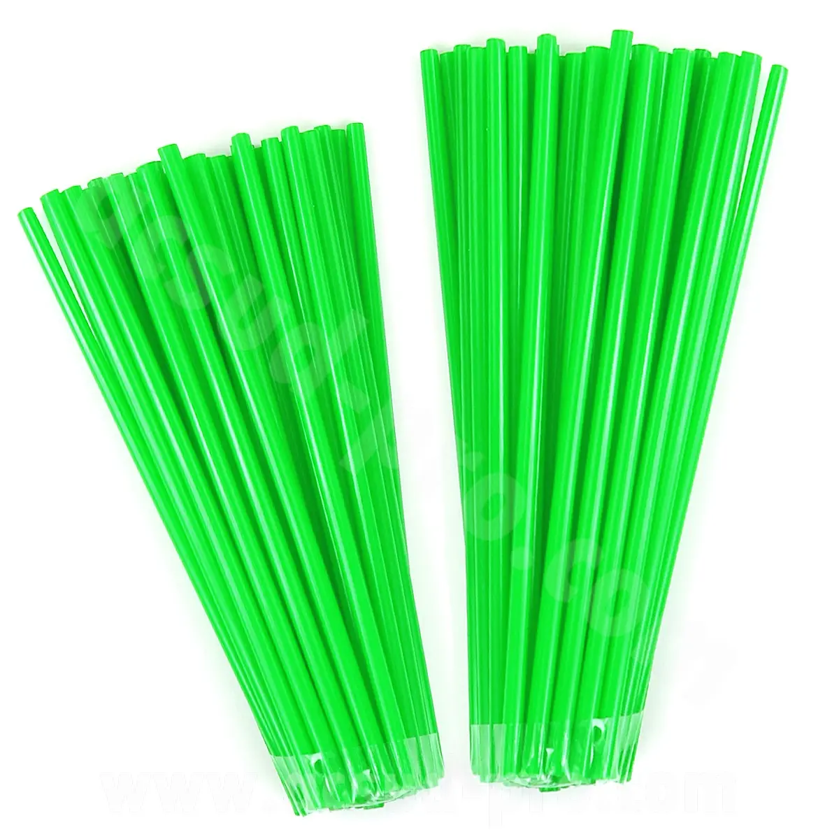 Spaakhoes 76 stuks (38 stuks wiel 19 en 38 stuks wiel 21) groen fluo