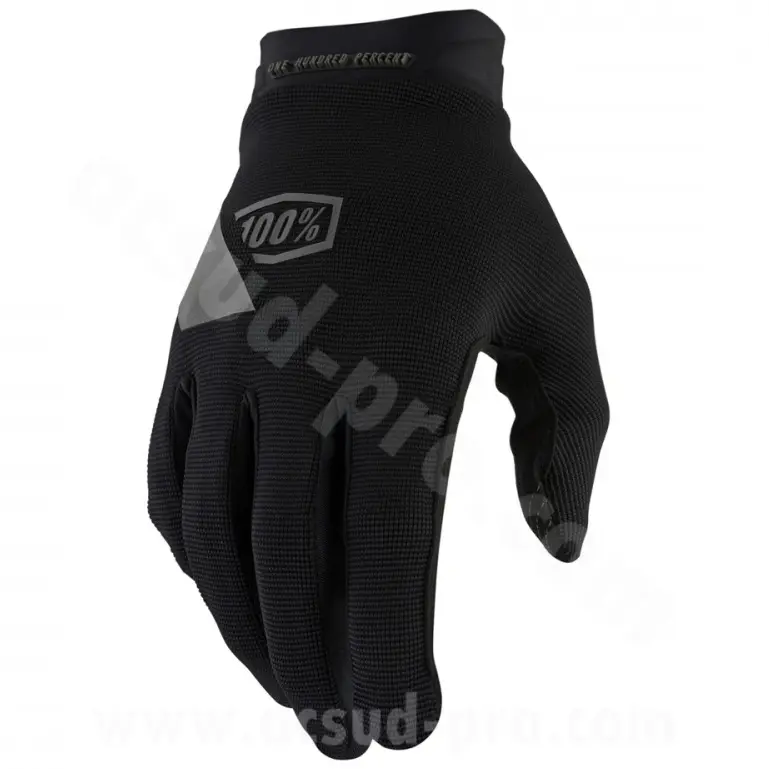 دستانے 100% رائیڈ کیمپ جیل ایس پی 23 ایم سیاہ