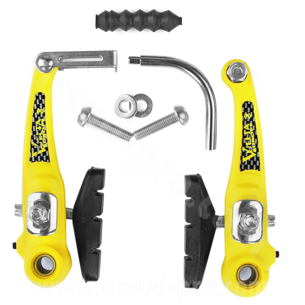 Étrier de frein aluminium jaune