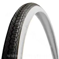 سائیکل ٹائر 650 x 35B Michelin World Tour سفید سیاہ سخت بیڈ TR (26 x 1 1/2) (35-584)
