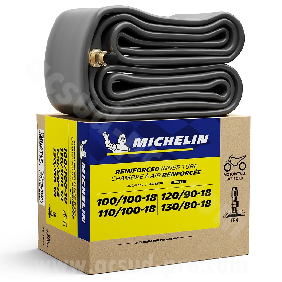 Pneus MICHELIN 130/80-18 ; 100/100-18 ; 110/100-18