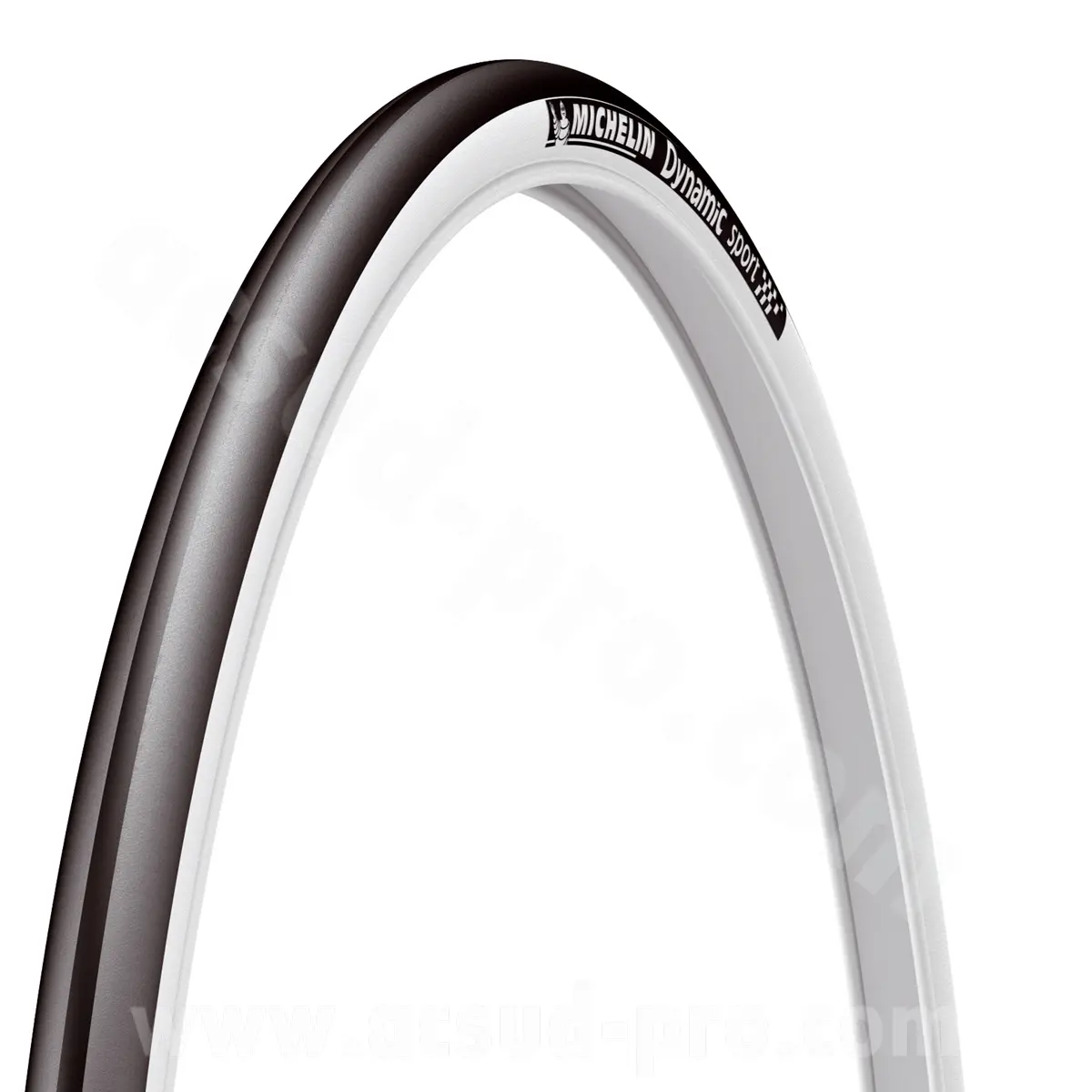 Pneu route 700 x 25 Michelin dynamic sport noir-blanc TR (25-622)