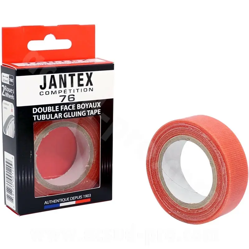 Adhésif double face Velox pour boyaux jante alu 2 roues 18 mm à l'unité