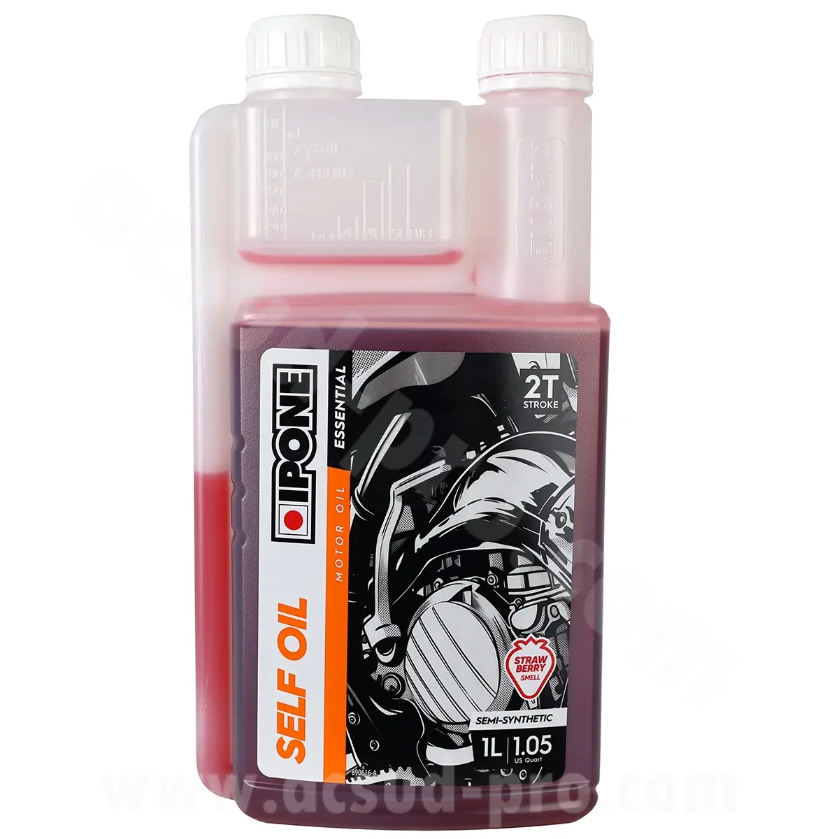 Motoröl Ipone 2T Self Oil Erdbeer-Duft - Kanister 1L