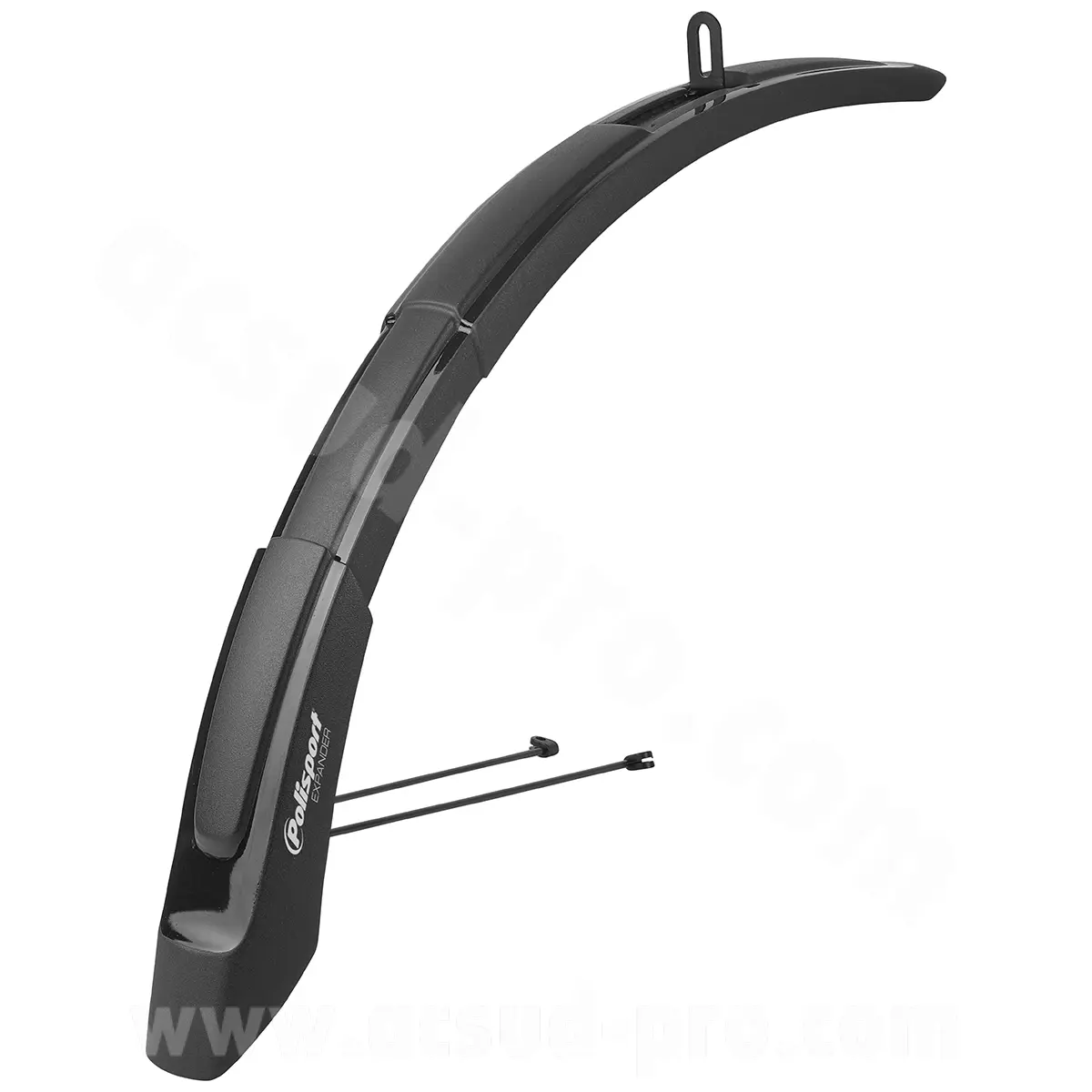 Garde-boue VTT Polisport Expander noir 26-29'' largeur 65 mm (paire)