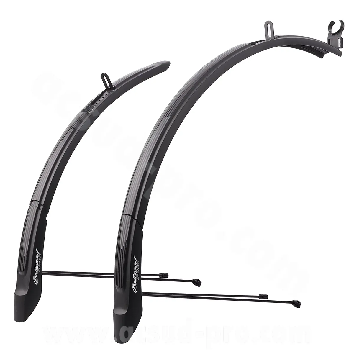 Polisport Expander City-VTC 挡泥板 26-28'' 黑色 46 mm (对装)
