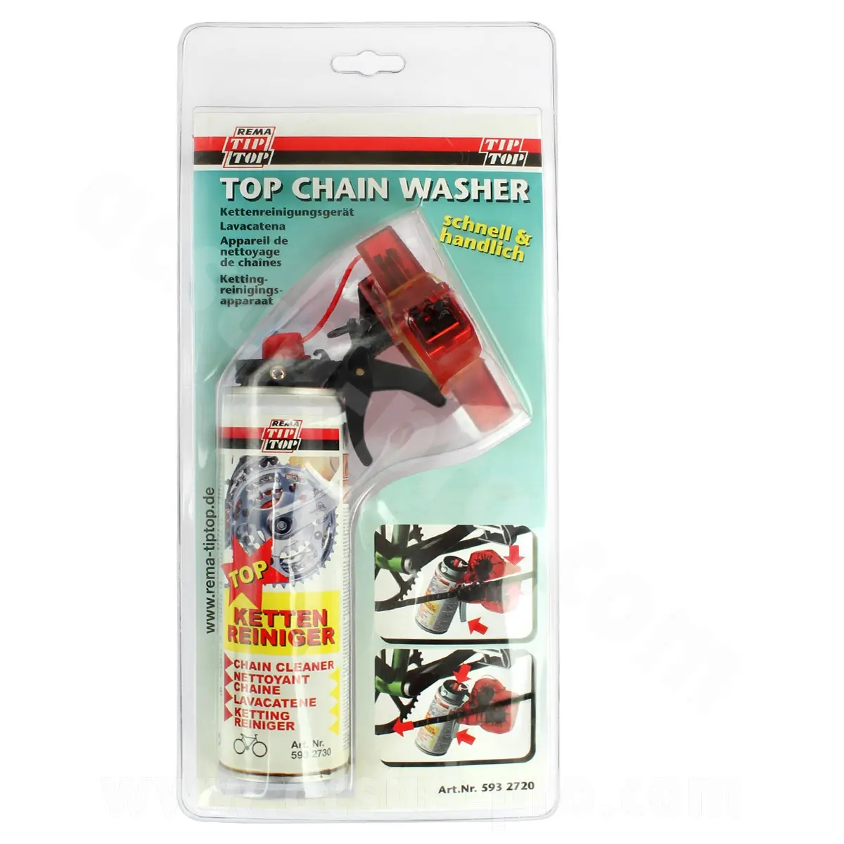 Kettenreiniger Tip Top mit Aerosol