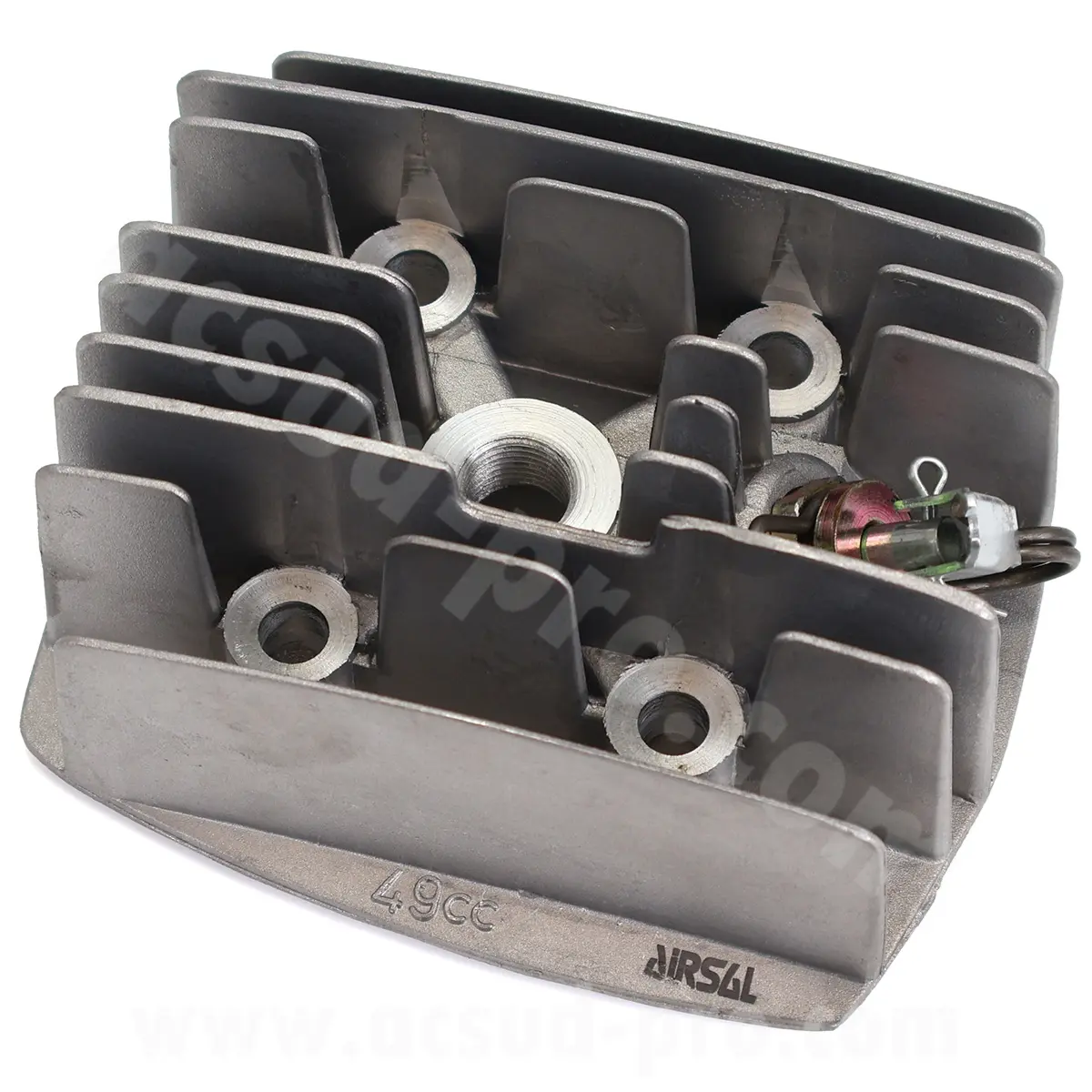 Culasse cyclo Airsal adaptable Peugeot 103 MVL, SP, RCX, SPX, Vogue avec décompresseur