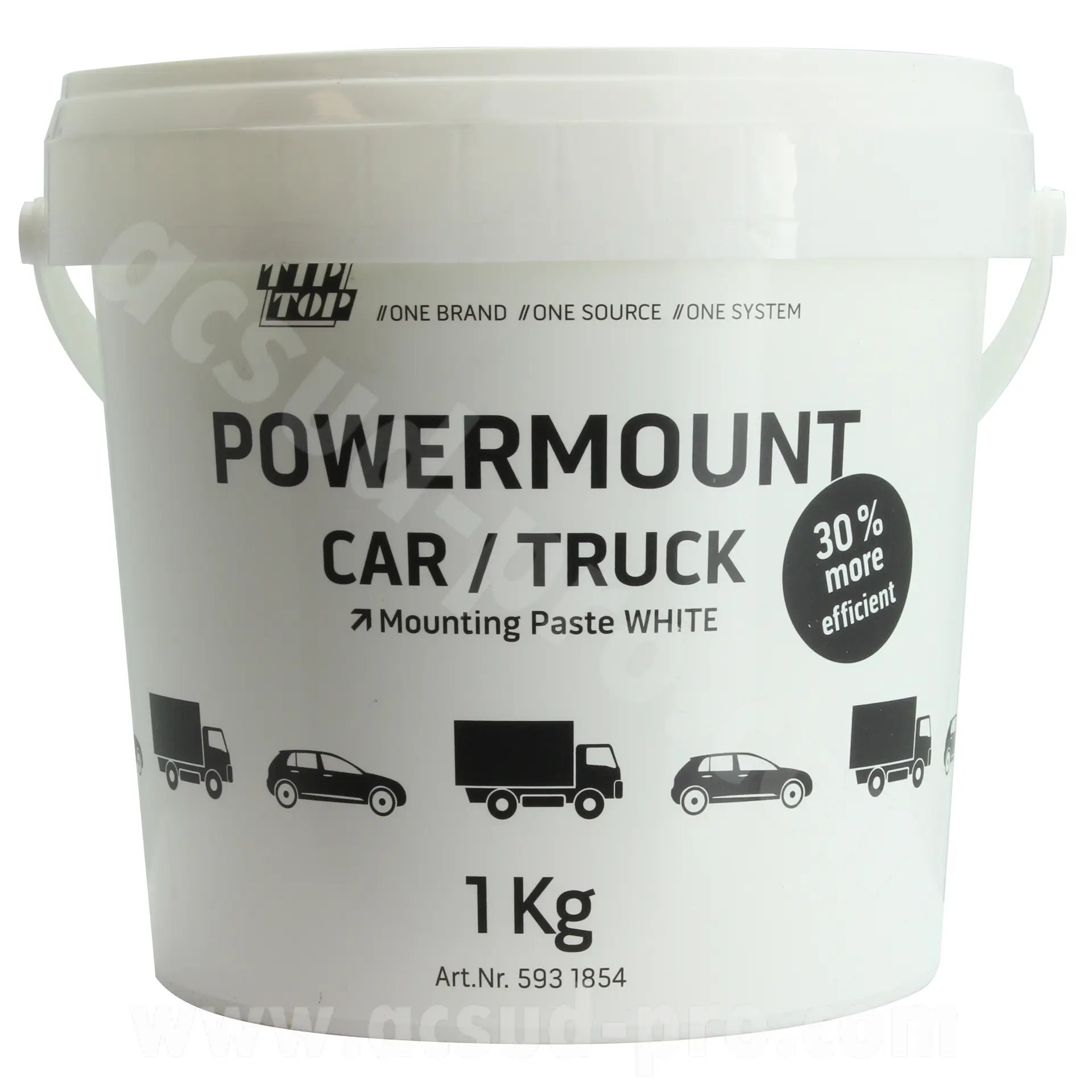 Pâte de montage pneu Powermount blanche 1kg Tip Top