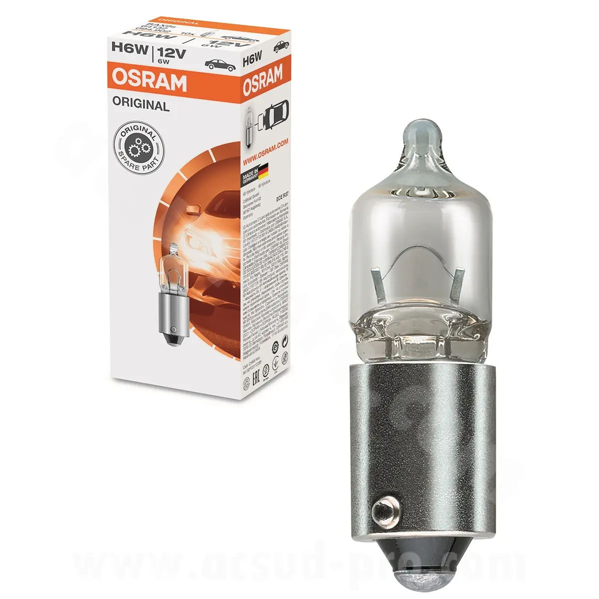 Ampoule OSRAM 64132 BAX9s H6W