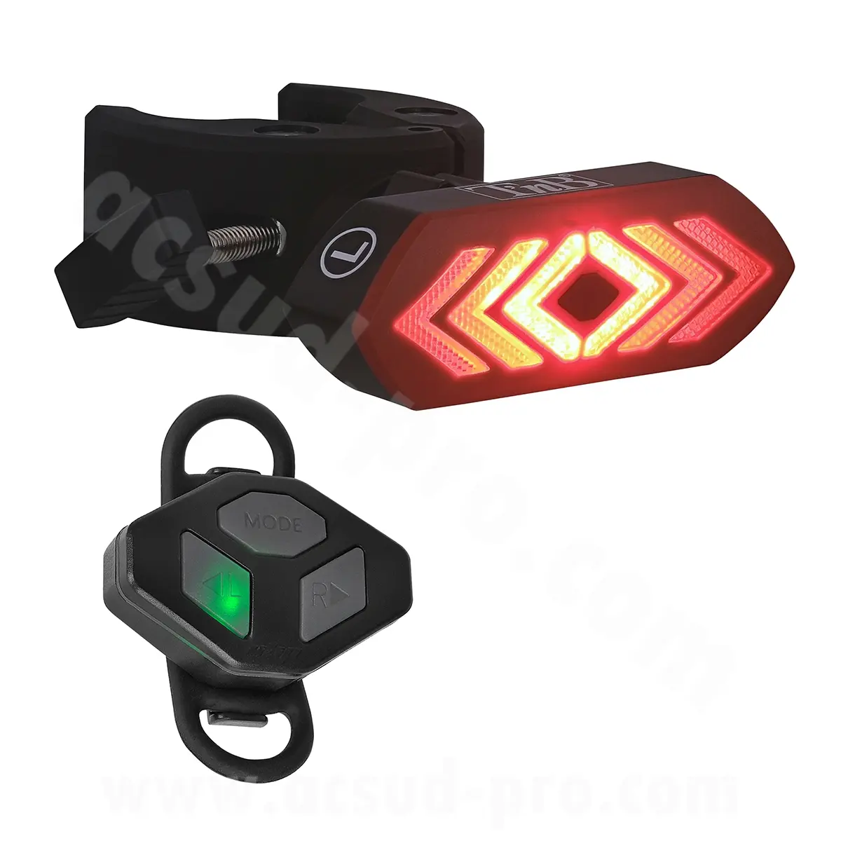 TNB Lumière de position LED directionnelle pour trottinette et vélo