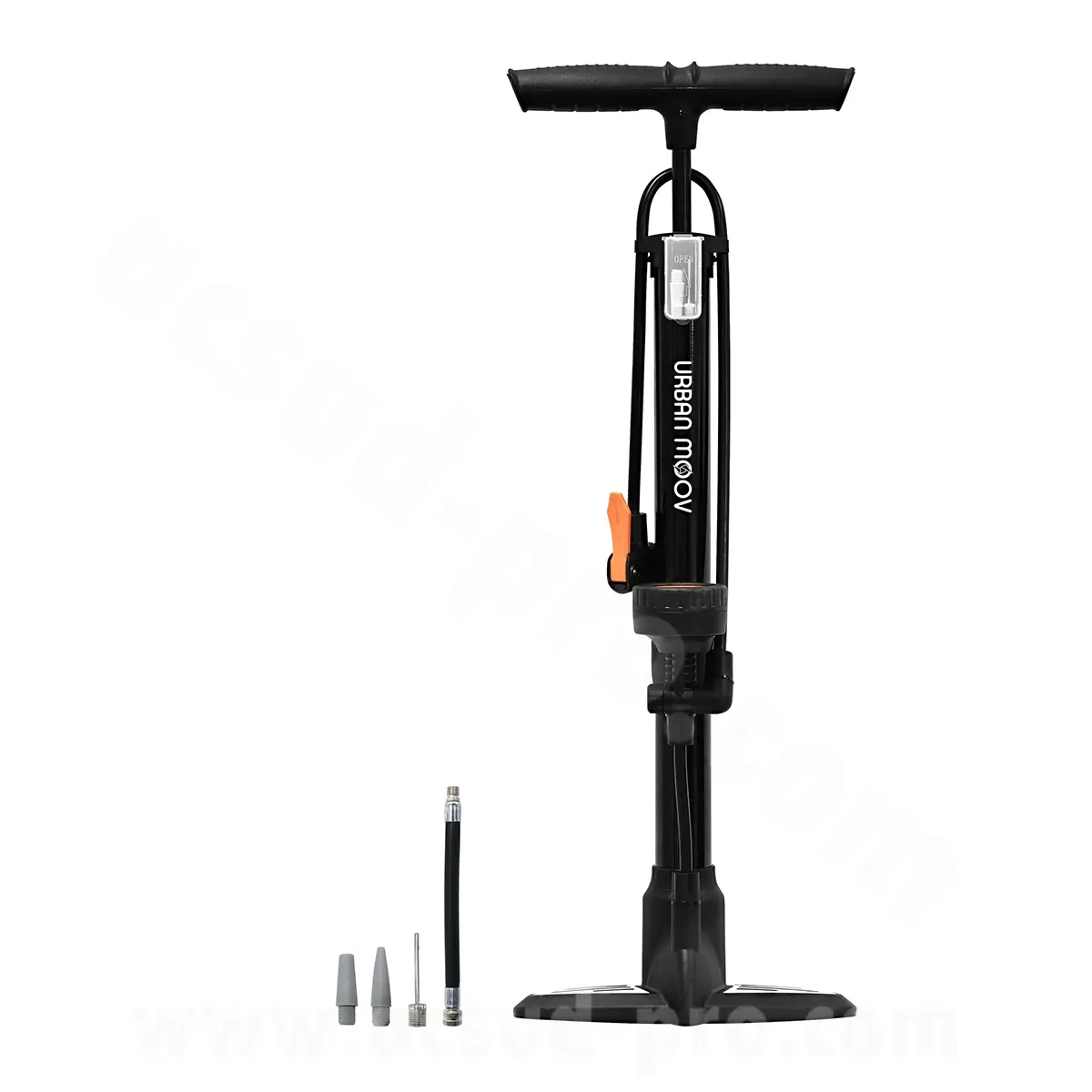 Fußpumpe TNB für Fahrrad 11 bar Stahlgehäuse Presta/Schrader/Dunlop
