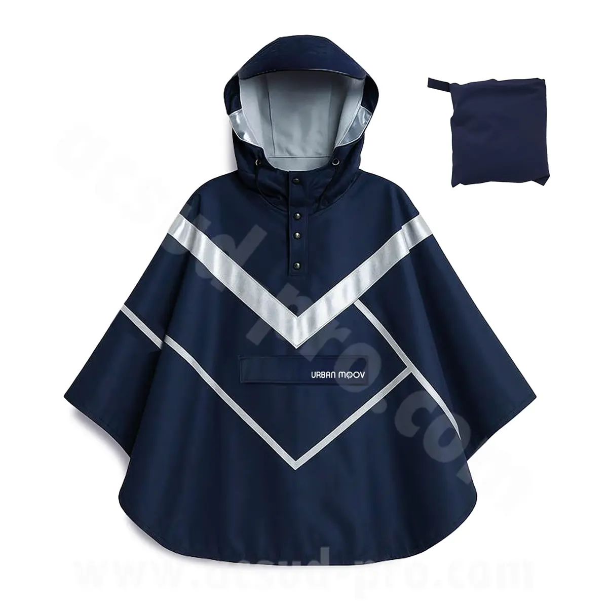 Regenponcho TNB wasserdicht reflektierend Größe M