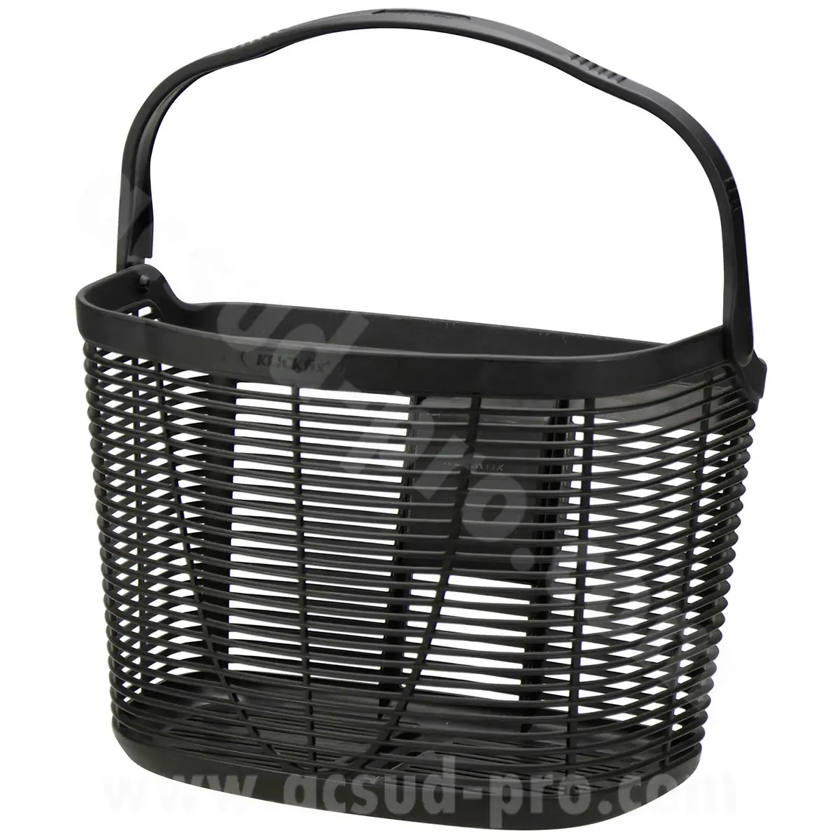 سلة أمامية بلاستيك Klickfix lamello mini 18 لتر أسود (39X28X28 سم)