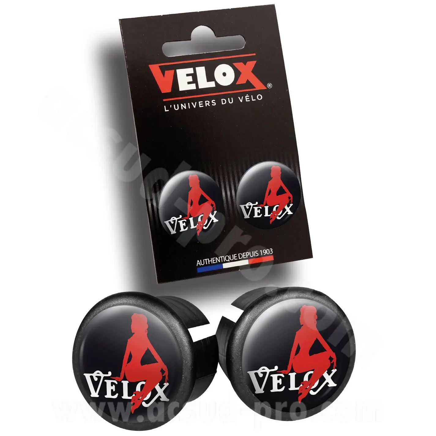 ロードハンドルエンドキャップ Pin Up Velox (1組)