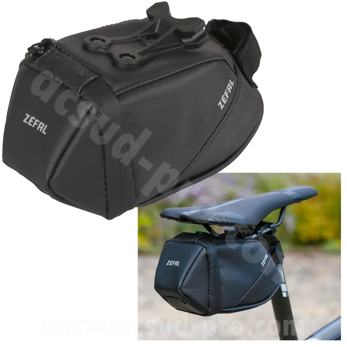 Zefal Iron Pack 2 TF Pack M Satteltasche Fahrrad schwarz