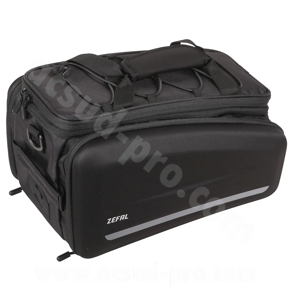 रियर बाइक पैनियर Zéfal Z Traveler 80 यूनिवर्सल 32L पॉलिएस्टर वाटरप्रूफ ब्लैक (32x23x21.5cm)