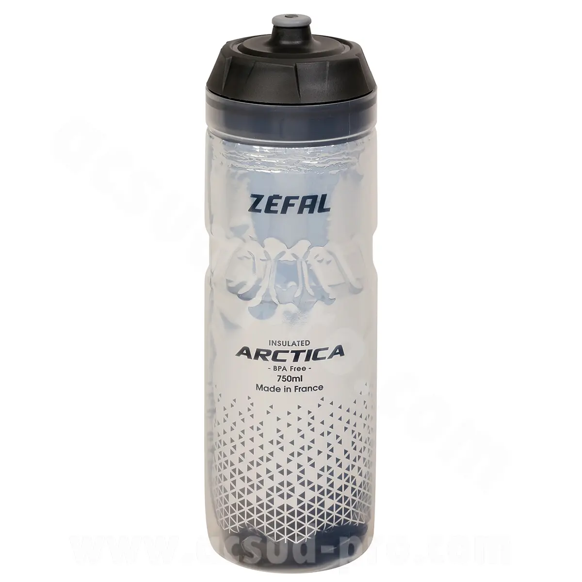 Bidon isotherme Zefal Arctica 75 noir-argent 750 ml