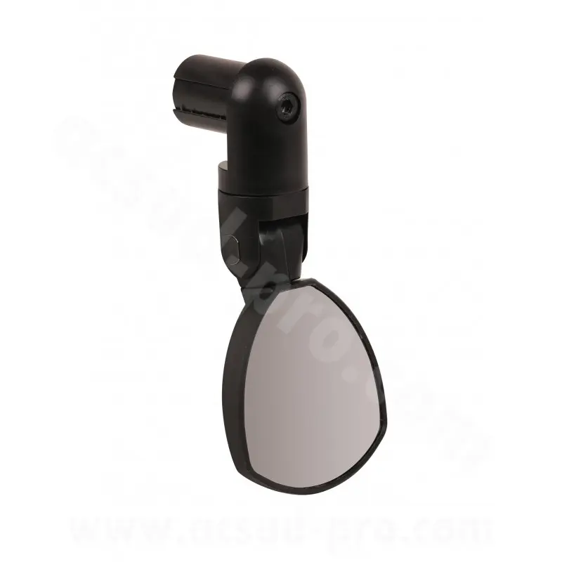 Retroviseur velo gauche ou droit Zefal spin 25 rabattable fixation extremite cintre (utilisation route) (miroir 25CM2) 60X125X22 MM