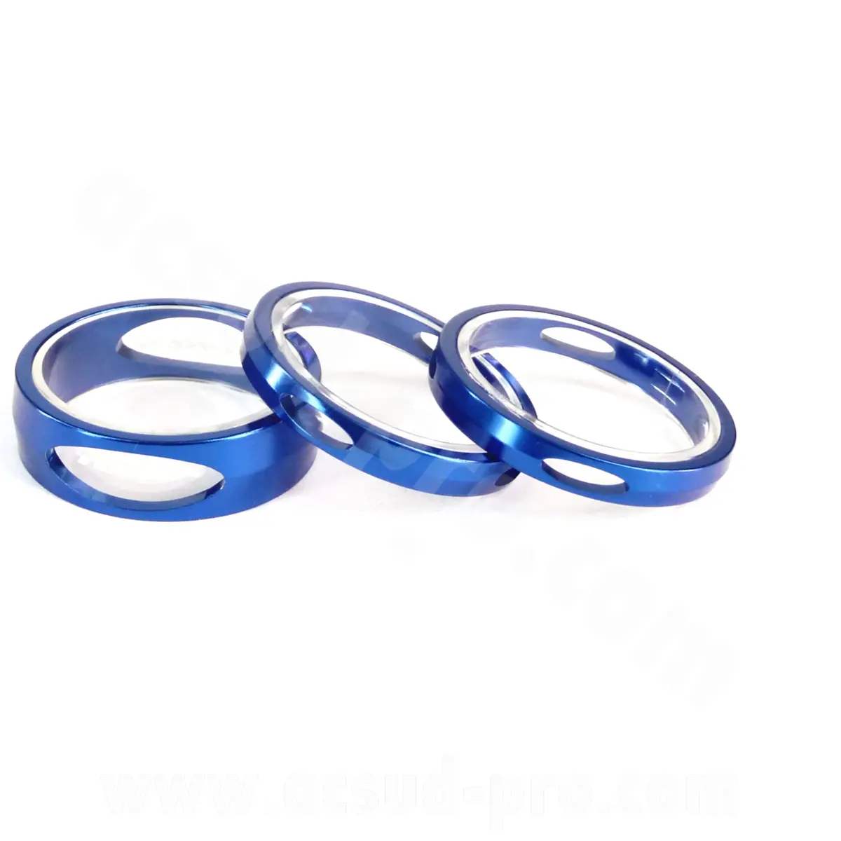 Ahead-Set Distanzscheibe Token 3D 12,3g Blau (Satz aus 3 - 2x 5mm und 1x 10mm)