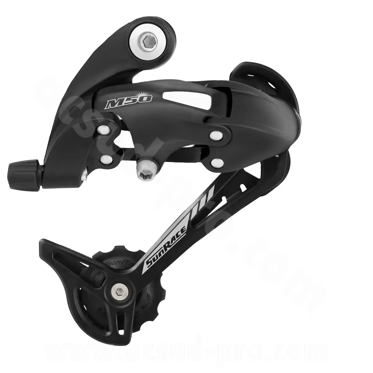 Sunrace M57 7-8단 롱 케이지 볼트 온 MTB 리어 디레일러