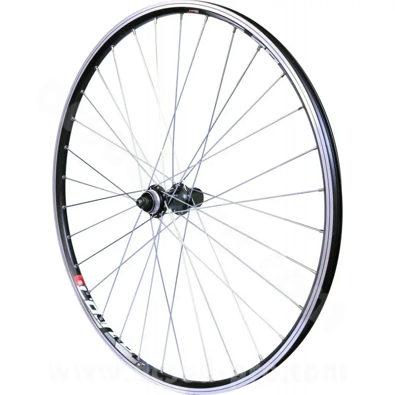 MTB-Scheibenrad - Felgenbremse 26" M670 hinten schwarz Nabe Shimano Acera QC400 Centerlock Kassette 11-10-9V schwarz Felge 19C 32 Speichen silber