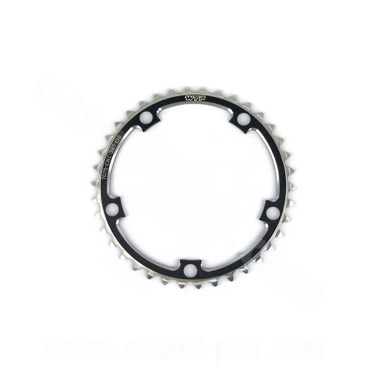 Řetězové kolo WTP 36 zubů silniční kompakt 110 MM černé