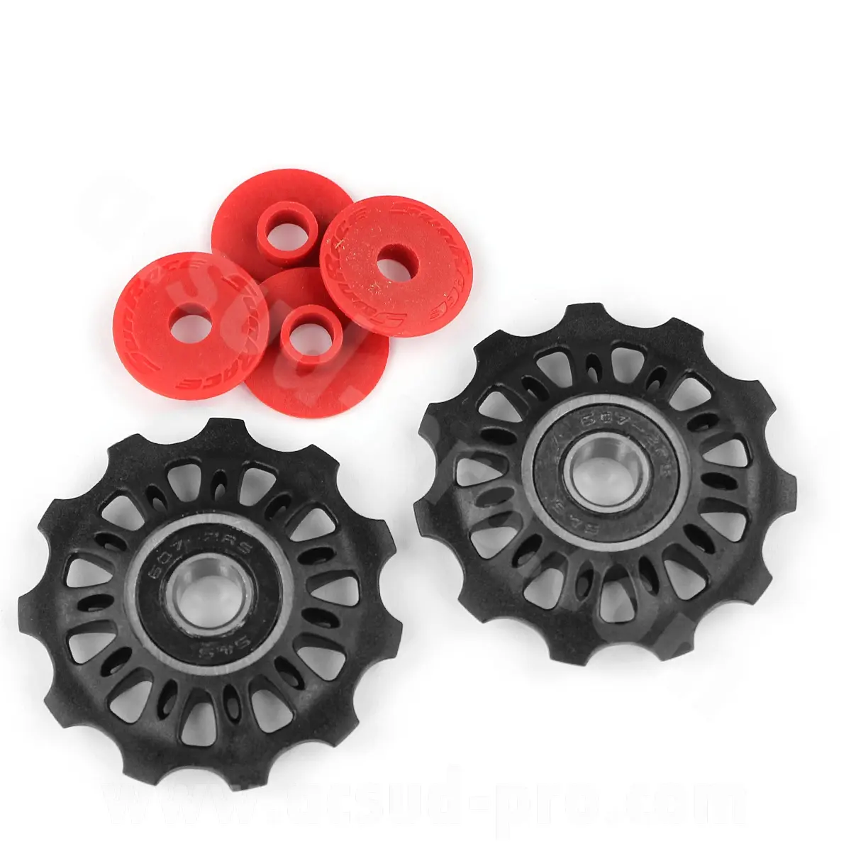 Galet derailleur Sunrace 11 dents base pour derailleur 9-8-7V. m97-m91-m57-m41 (blister de 2) - compatible shimano 9-10-11V.